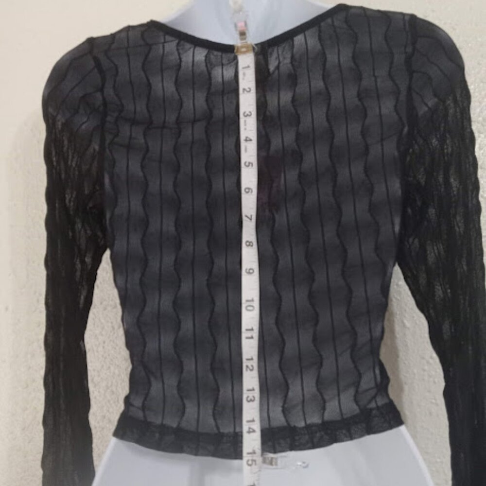FERAL APPAREL - sheer Cardigan - Picture 3 of 11